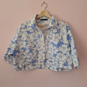 EUC Zara Crop Top Size Large